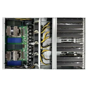 4U Rackmount Dual-CPU Server with 9004, 10 Graphics Cards, and Scalable Storage
