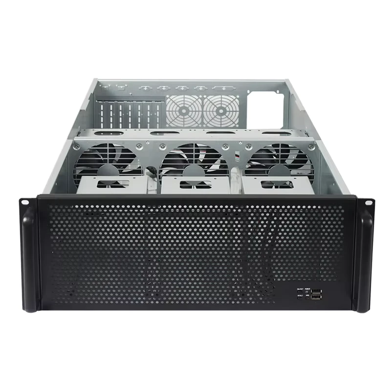 4U Rackmount Network Storage Server Case with 20 HDD Bays, 19 Inch, Industrial EATX Motherboard