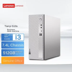 510S Desktop PC Intel Core i5-13400 16GB RAM 512GB Storage WiFi 23.8 Inch LCD Business Computer with US Plug