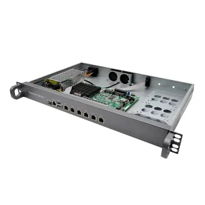 6 Lan Celeron J6412 DDR4 16GB VGA Console 4 USB Mini PCIE 1u Rack Server Chassis Oem Network Firewall Appliance