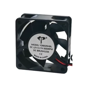 60mm DC Axial Fan 3 Inch 12V/24V Computer Inverter Cooler 6025 Industrial Exhaust DC Brushless 60×60×25mm