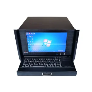 6U 14 Inch Screen Keyboard Industrial Computer case Network Equipment Cabinet Industrial Control Server case All in one Machine