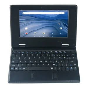7 Inch IPS Android 13 Kids Mini Laptop 2GB RAM 32GB eMMC 3000mAh Battery English Keyboard