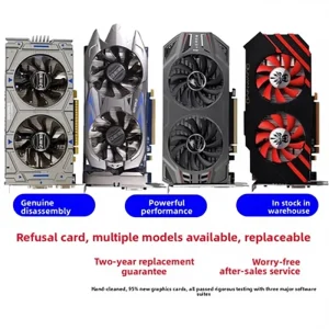 7Color GTX750ti 1050 1060 2G3G4G5G6G Desktop Fan Gaming Graphics Card Second hand 95 New