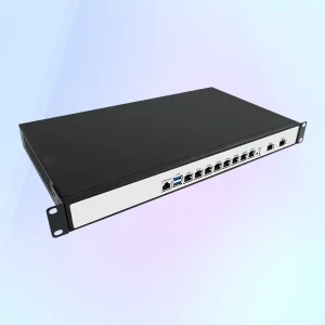 8-NIC Gigabit Ethernet Rackmount Intel i3/i5/i7 2.5G LAN RJ45 CPU Case 2SFP 1U Firewall Server for PC