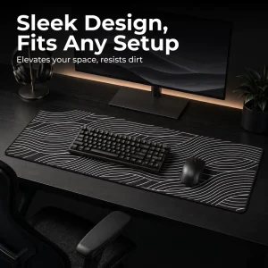 800x300mm Extended Large Gaming Desk Mouse Pad with Multispandex Fabric Surface Non Slip Rubber Base Water Resistant Desk Mat