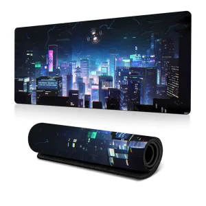 90*40CM Personality Waterproof Thickening Mouse Mat Stitched Edges Non Slip Base Computer Mouse Pad for Office Gaming