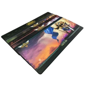 900x400x3mm Non-Slip Stitched Edge Foldable Travel RGB Gaming Mouse Pad Custom Logo