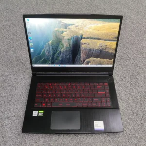 99% New Intel MSI GF65 Laptop CPU I7 10750H RTX3060 6G Discrete Graphics 16GB RAM 512GB SSD 15.6″ 144HZ Windows 11 Gaming Laptop