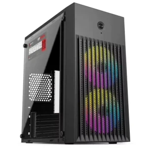 A1 Mid Tower Mini Computer Case Full Side Transparent Matx ITX Motherboard DIY Shell Small Host Case Private Mold No Front Ports