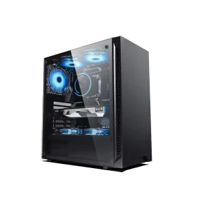 A15 V320 S920 ATX MATX Full Tower Gaming PC Case Acrylic Front Curved Glass