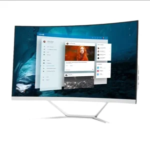 AIO Curved Screen Backlight 1920*1080P HD Core I3 I7 Desktop for Business Gaming All-in-One Curved LCD Computer