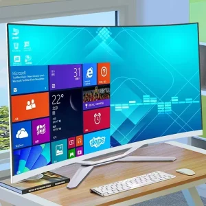 AIO Monoblock Industrial Desktop Computer Touch Curved Straight Screen 19-27 Inch Intel Core I5 DDR3 LCD Office All in One PC