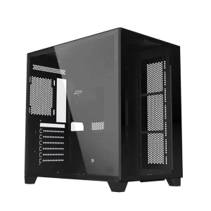 ALSEYE ITX ATX Black Color Mid Tower Computer Case 360 Cooler Knight B Gaming PC Case