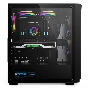 ALSEYE ITX ATX Special Design Black Color Computer Case 360 Cooler X3 B Gaming PC Case