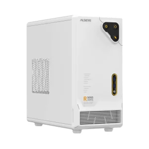ALSEYE New Computer Case with Micro ATX Tower with Magnetic Design Dust Filter Transparent Glass Side Panel