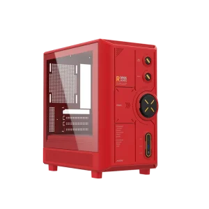 ALSEYE New Design Computer Case RAMS 2.0(Red) M ATX Red Color PC Case with Fan Speed