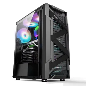 ALSEYE Special Design Computer Case 360 Cooler Warror B Black Color PC Case