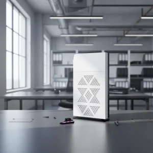 AMD Quad Core Mini PC Desktop Commercial 4K Dual Display NVMe SSD DDR4 RAM Silent Industrial Computer