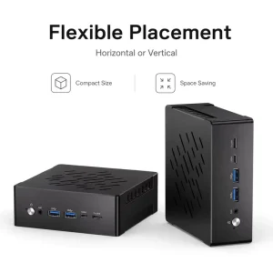 AMD R9-8945HS Radeon 780M Gaming Mini PC with Dual M.2 PCIe 4.0 OCuLink