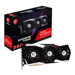 AMD Radeon RX 6750XT TRIO 12GB Used Gaming Graphics Card GDDR6 192-bit Memory for Desktop