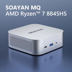 AMD Ryzen 7 8845HS Mini PC Windows 11 Pro 32GB DDR5 1TB NVME PCIe SSD Desktop Computer