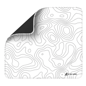 ATTACK SHARK CM02 Gaming Mouse Pad Non slip Natural Rubber Mice Desk Pad for Gaming 450x400x4MM Heavy Textured Non Woven Surface