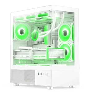 ATX Full Tower PC Case with Tempered Glass Window