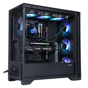 ATX Full Tower Tempered Glass PC Case for Office and Gaming
