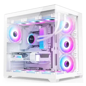 ATX Gaming Computer Case ARGB OEM Chassis with Glass Window