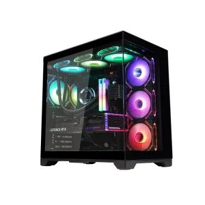 ATX/M-ATX/ITX Gaming PC Case, 400mm Graphics Card Support, 7 PCIe Slots, 360mm AIO Support