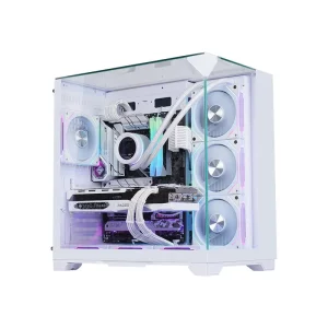 ATX MATX Gaming PC Case with USB 3.0 and Three-Sided Tempered Glass