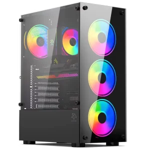 ATX Mid Tower Gaming PC Case