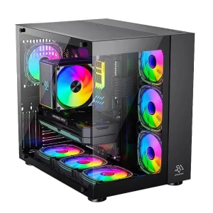 ATX Steel Plate Gaming Computer Case Tower Chassis