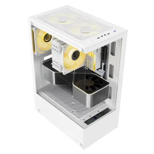 ATX and Micro ATX Gaming PC Case with Tempered Glass Panels