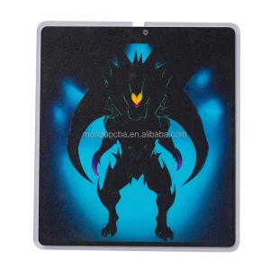 Acrylic LED Gaming Mouse Pad White Light Illuminated Desk Mat USB Type C Powered Mouse Pad for PC Laptop
