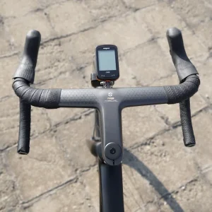Aerodynamic Carbon Fiber Road Bike Integrated Handlebar Stem 353g for Road Racing Bicycles OD1 OD2 Compatible