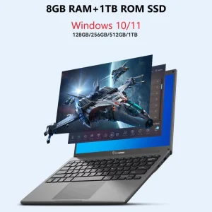 Affordable 13.3 Inch Ips Celeron N4020 8Gb Ram 1Tb Rom Laptop for Education and Home Notebook Computer