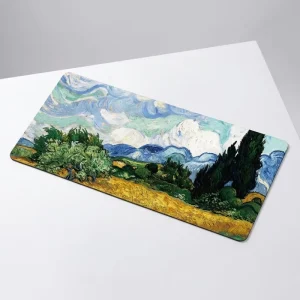 Ai’long Gaming Mouse Pad Anti Slip Waterproof Rubber Base Large Suitable Office Desks Computers Gaming Players Custom