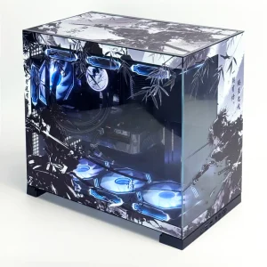 Air3 ATX Full Tower Gaming PC Case with Aluminum Alloy Chassis, Side Window, USB, and Audio Ports