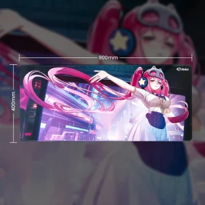 Akko Lulu Liu Gaming Mouse Pad XL Size 900x400mm Waterproof Square Custom Design in Stock