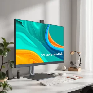 All One Computer 27 Inch FHD IPS Intel Core I5 12 Core 100Hz Gaming All in One AIO Desktop with SSD Storage Windows 10