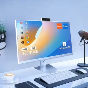 All in One Desktop Computer Set for Gaming New 8GB 16GB RAM 256GB 512GB SATA125GB SSD I3 I5 I7 LCD Display for Home Use