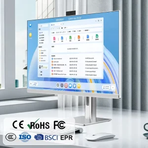 All-in-One Gaming Desktop PC Touch Screen Core I3 I5 I7 8GB DDR4 RAM 24 Inch IPS Display 256GB SSD Windows 10/11