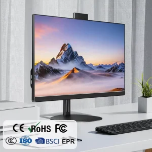 All in One Monoblock Desktop Computer 23.8 Inch LCD Monitor Intel Core I3 I5 I7 SSD 1TB Home Use