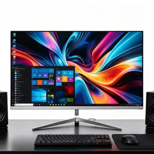 All in One PC 24 27 Inch Intel Core I7 Gaming Desktop OEM Computer with RTX 2080 DDR3 RAM VGA Interface