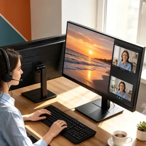 All in One PC 24 Inch Intel Core I5 10th Gen 8GB 512GB SSD Desktop Computer Monoblock for Dubai Office Project