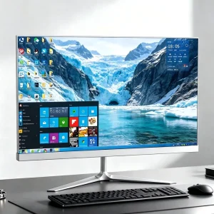 All in One Pc 21.5 Inch Desktop Computer I5 DDR3 8GB 256GB SSD All in one Computers All in One AIO PC