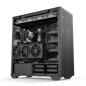 Alpha Large PC Case for E-ATX, ATX, Micro-ATX, and ITX Motherboards with High Airflow