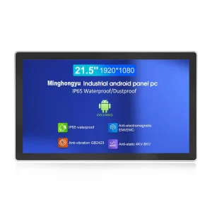 Aluminum Alloy Enclosure 21.5 Inch Wide Screen Android 7.1 Industrial LCD 1000 Nits Panel PC 2G 4G 8G 16G RAM